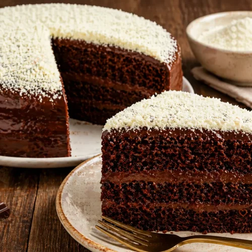 Bolo de chocolate com leite ninho