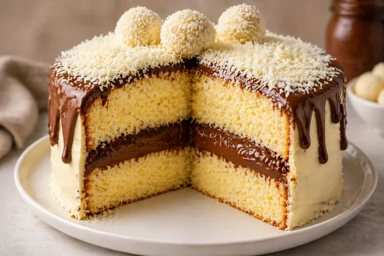 Bolo de ninho com nutella