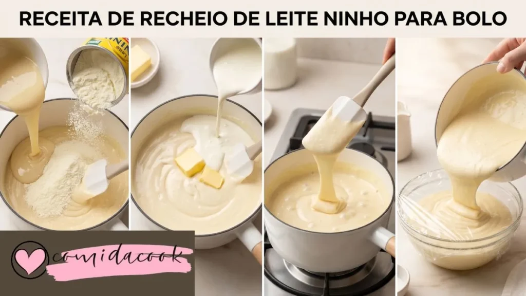 Recheio de leite ninho para bolo