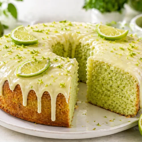bolo de limão com gelatina