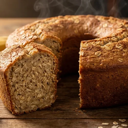 bolo de banana com aveia