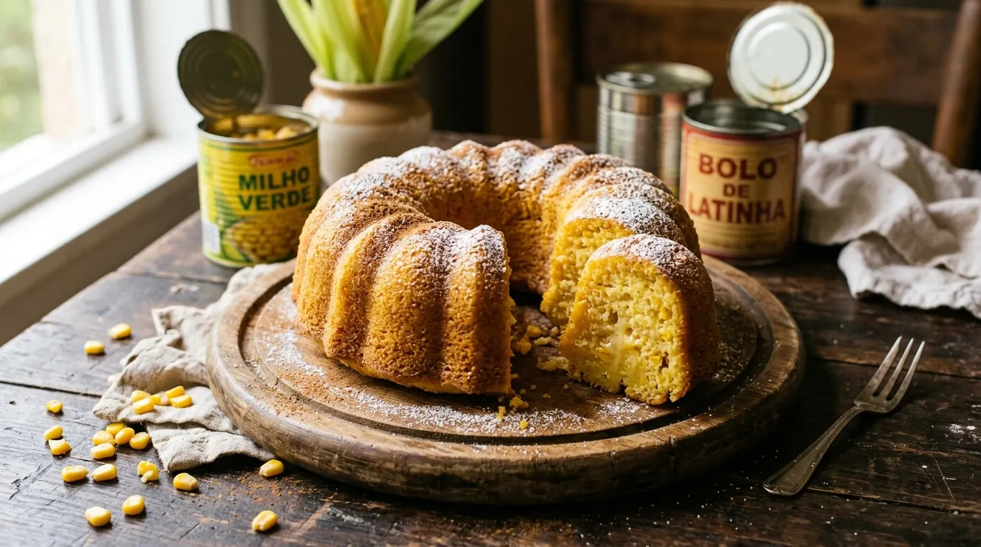 bolo de milho de latinha