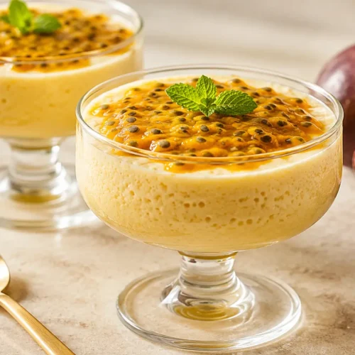 mousse de maracujá