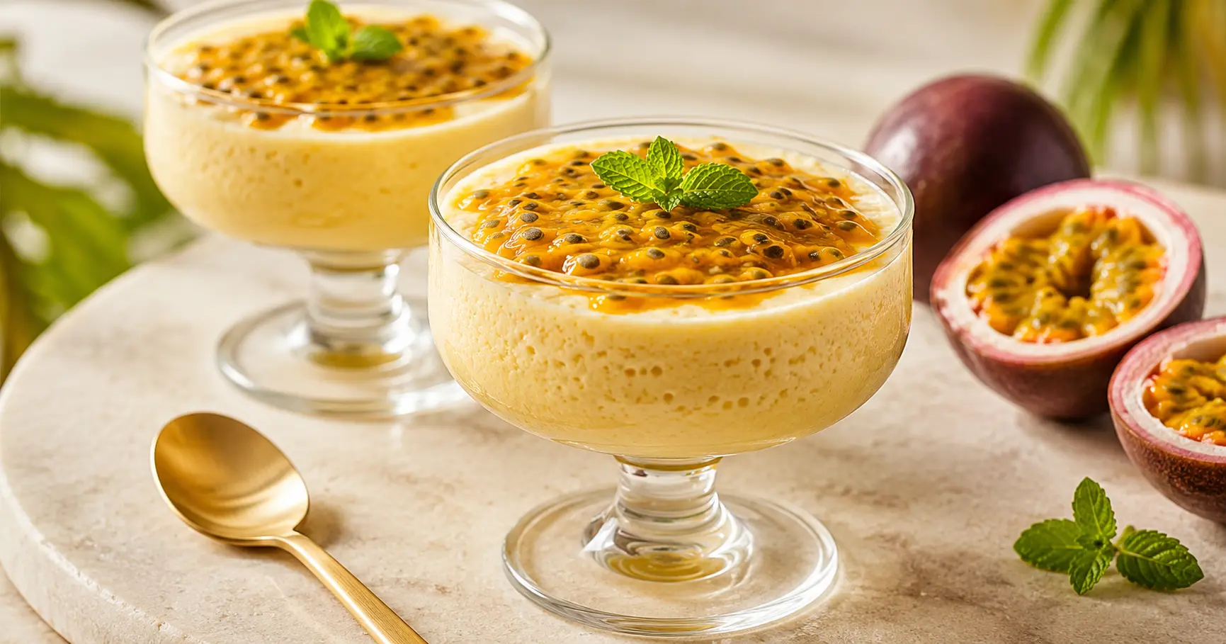 mousse de maracujá