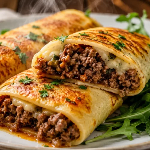 receita de panqueca de carne